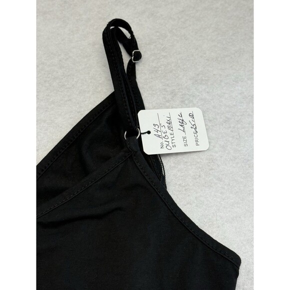 OUGES Women's Striped Summer Maxi Dress Adjustable Straps Size M Side Pockets - Picture 4 of 10